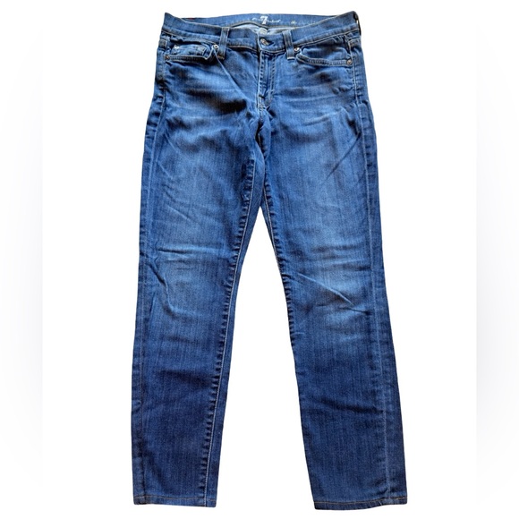 7 For All Mankind Denim - 7 For All Mankind The Skinny Jeans Women’s Size 29 Medium Wash